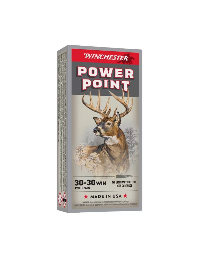 Balles Winchester Power Point cal.30-30 Win