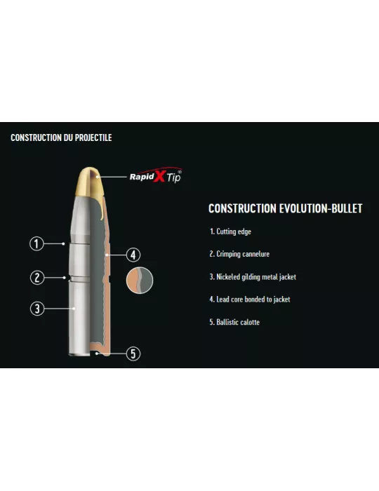Balles RWS Evo cal.30-06 SPRG