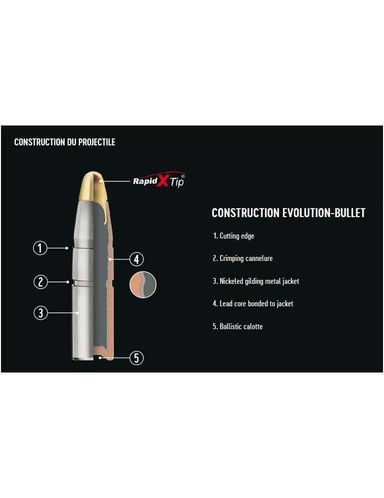 Balles RWS Evo cal.300 Win Mag