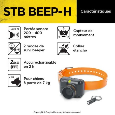 Collier beeper Dogtra STB BEEP-H