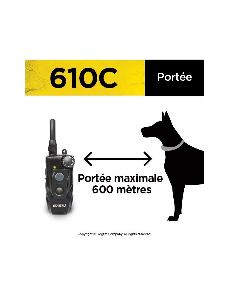 Collier de dressage Dogtra 610C