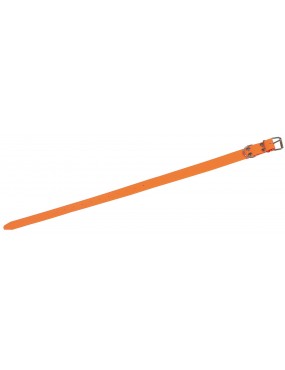 COLLIER FLUO EN PVC SOUPLE ORANGE 40 CM