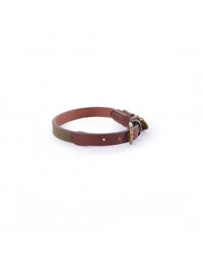 COLLIER POUR CHIEN LE CHAMEAU COTTON/CUIR TAILLE L
