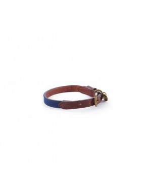COLLIER POUR CHIEN LE CHAMEAU COTTON/CUIR TAILLE M