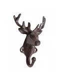 Porte manteau Lovergreenen tête de cerf bronze