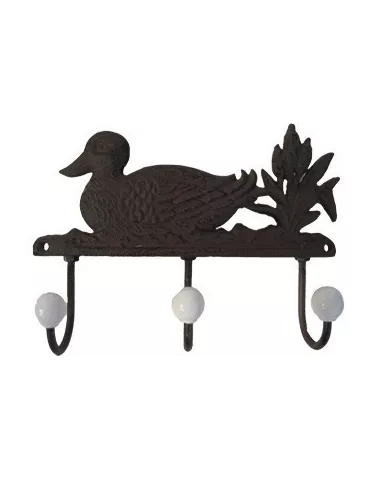 Porte manteau canard Lovergreenen fonte