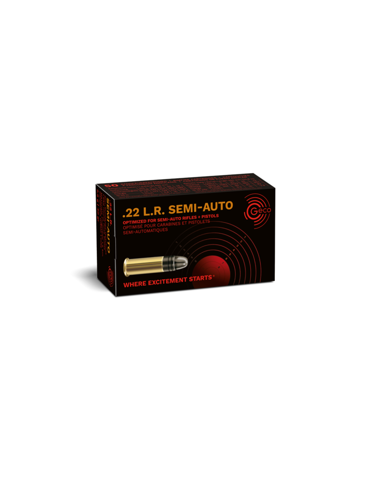 Balles Geco Semi-automatique cal.22LR x50