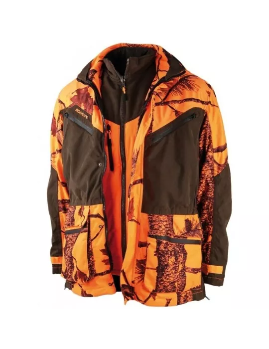 Veste Somlys Multihunt orange camo