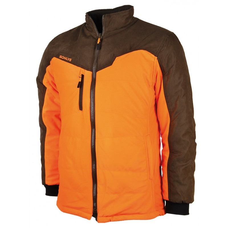 Blouson de chasse Somlys Multi-Hunt réversible orange/marron