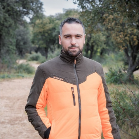 Blouson de chasse Somlys Multi-Hunt réversible orange/marron