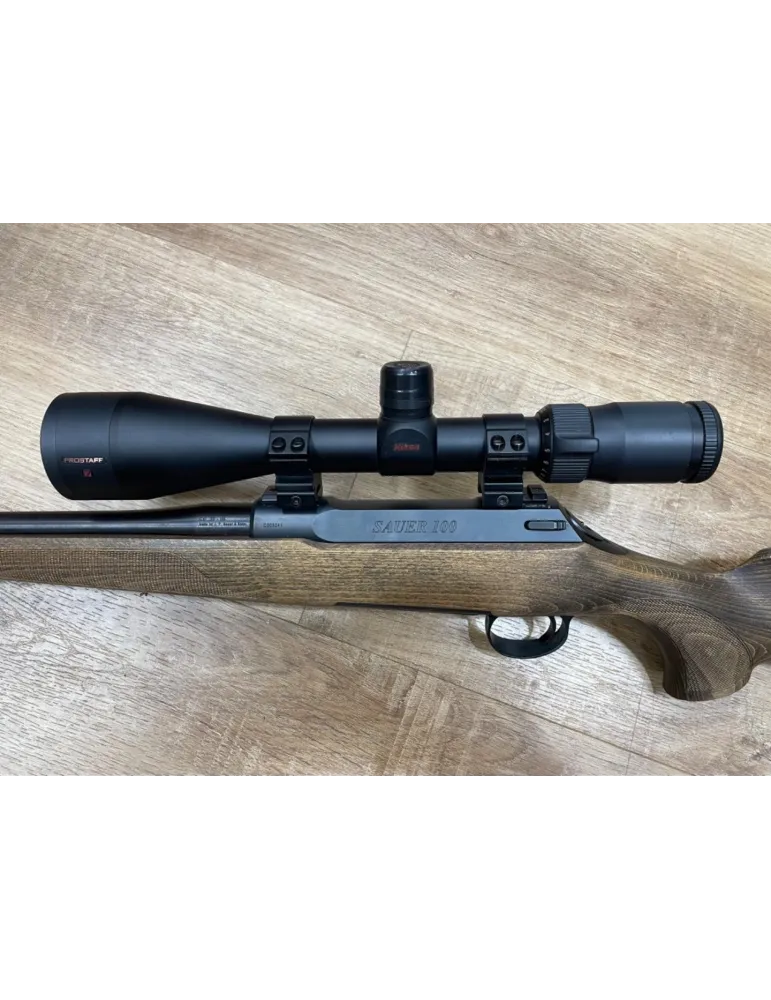 Carabine à verrou Sauer 100 Bois Cal.30-06 Springfield + Nikon Prostaff 2,5-10x50.