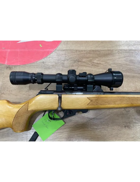 Carabine à verrou Toz 78 cal.22LR + lunette 3-9x40 + bipied + laser + lampe