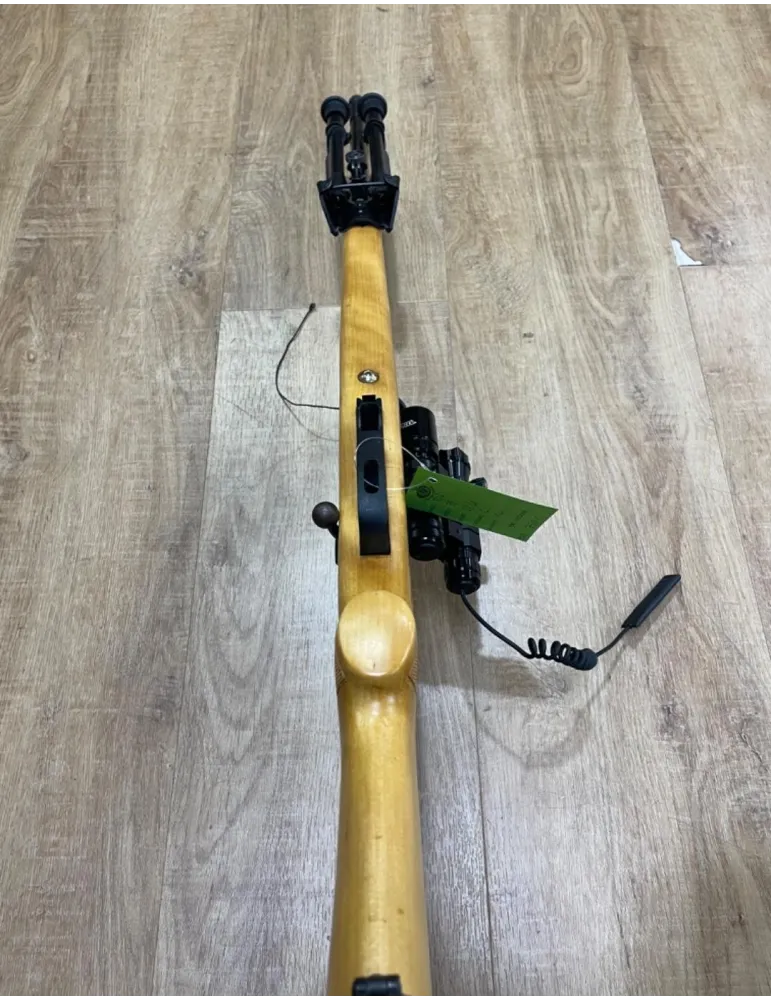 Carabine à verrou Toz 78 cal.22LR + lunette 3-9x40 + bipied + laser + lampe
