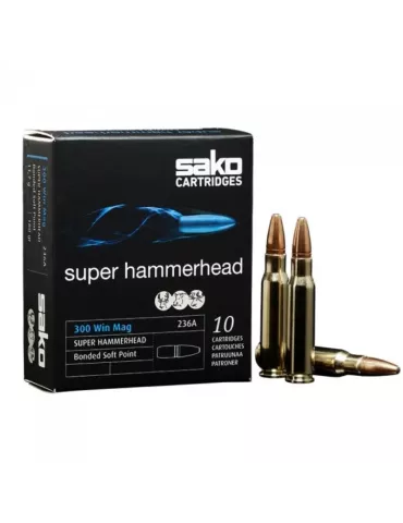 Balles Sako Super Hammerhead cal.300 Win Mag x10