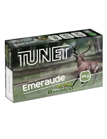 Cartouches balle Tunet Brenneke Emeraude 34g cal.12/70 x5