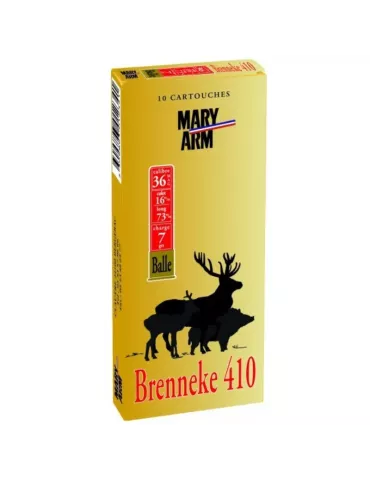 Cartouches balle Mary Arm Brenneke 7g cal.410 x10