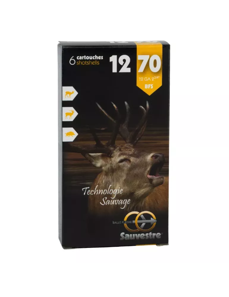 Cartouches balle Sauvestre 28g cal.12/70 x6