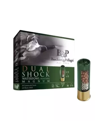Cartouches chasse B&P Dual Shock Mag 36g cal.12/76 x10