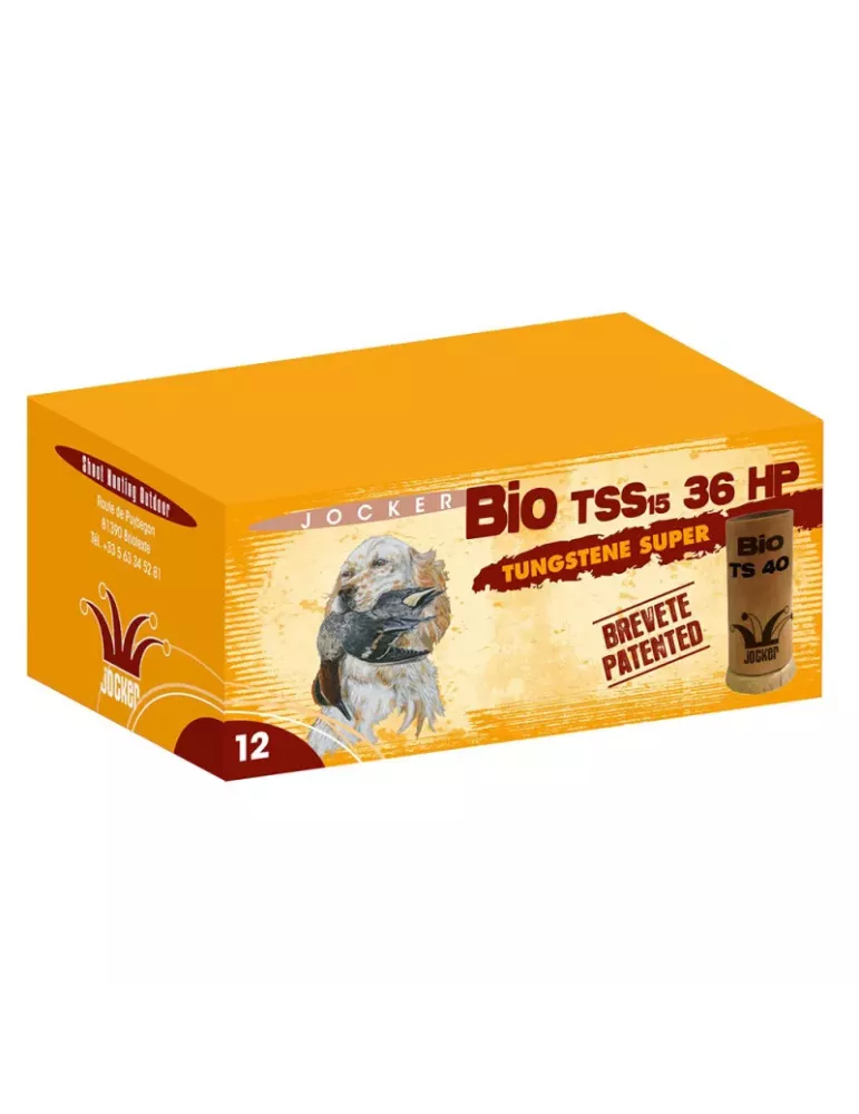 Cartouches chasse Jocker Bio TSS15 36HP 36g cal.12/76 x10