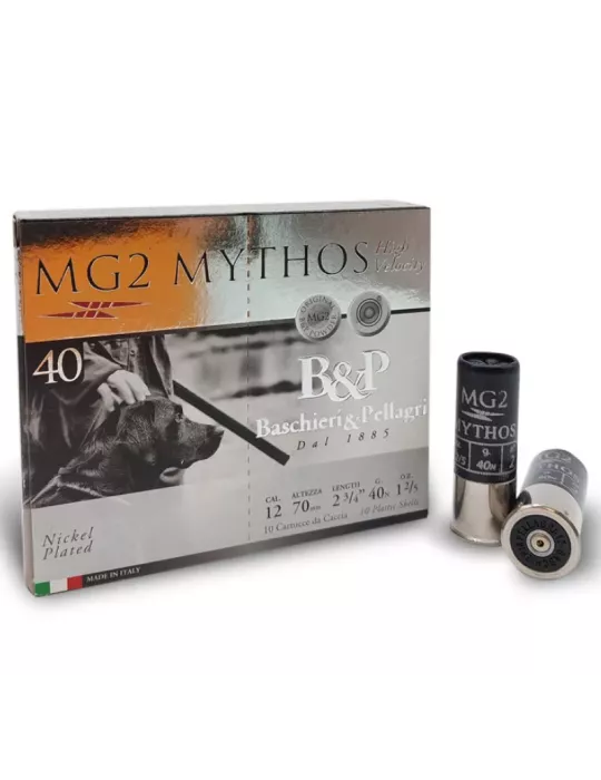 Cartouches chasse B&P MG2 Mythos 40HV 40g cal.12/70 x10