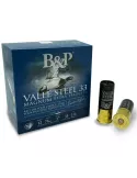 Cartouches chasse B&P Vallee Steel 33 HV 33g cal.12/76 x25