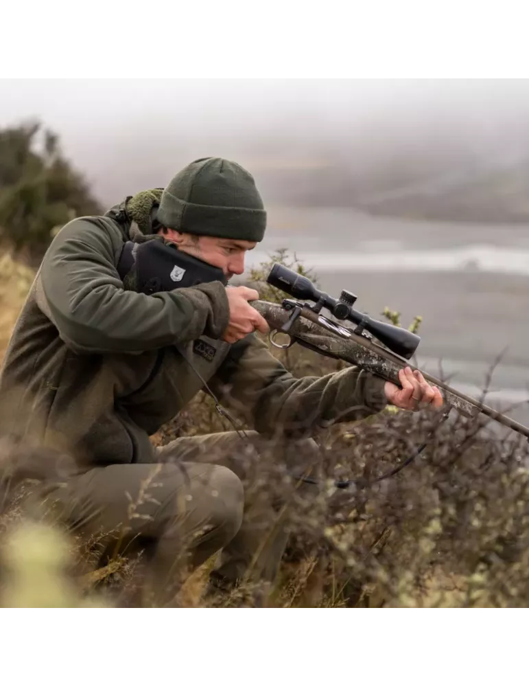 Busc en cuir style carbone Riserva droitier