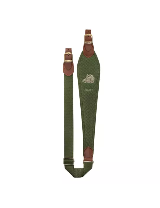 Bretelle cordura Riserva brodée sanglier