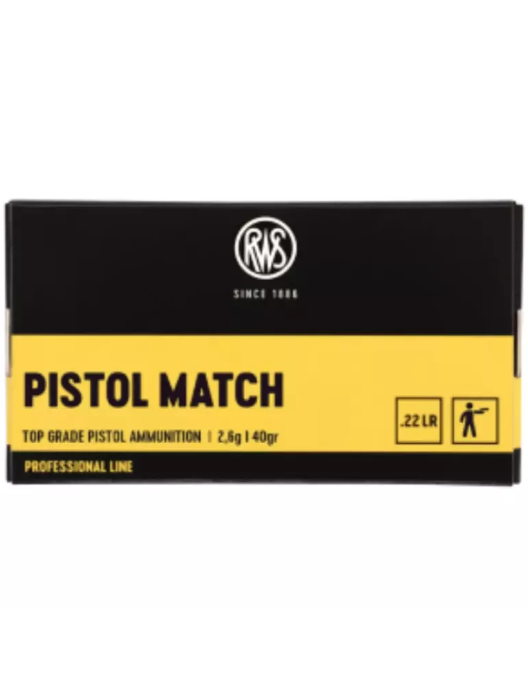 Balles RWS Pistol Match  cal.22LR x50