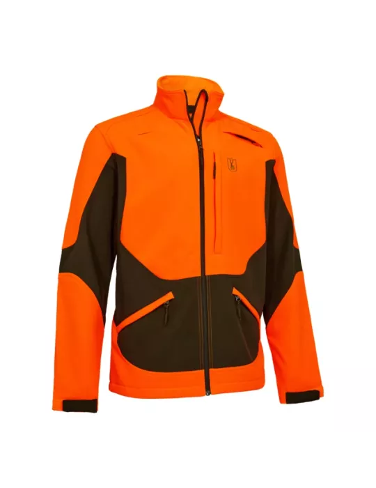 Veste sofshell Deerhunter Rogaland marron/orange