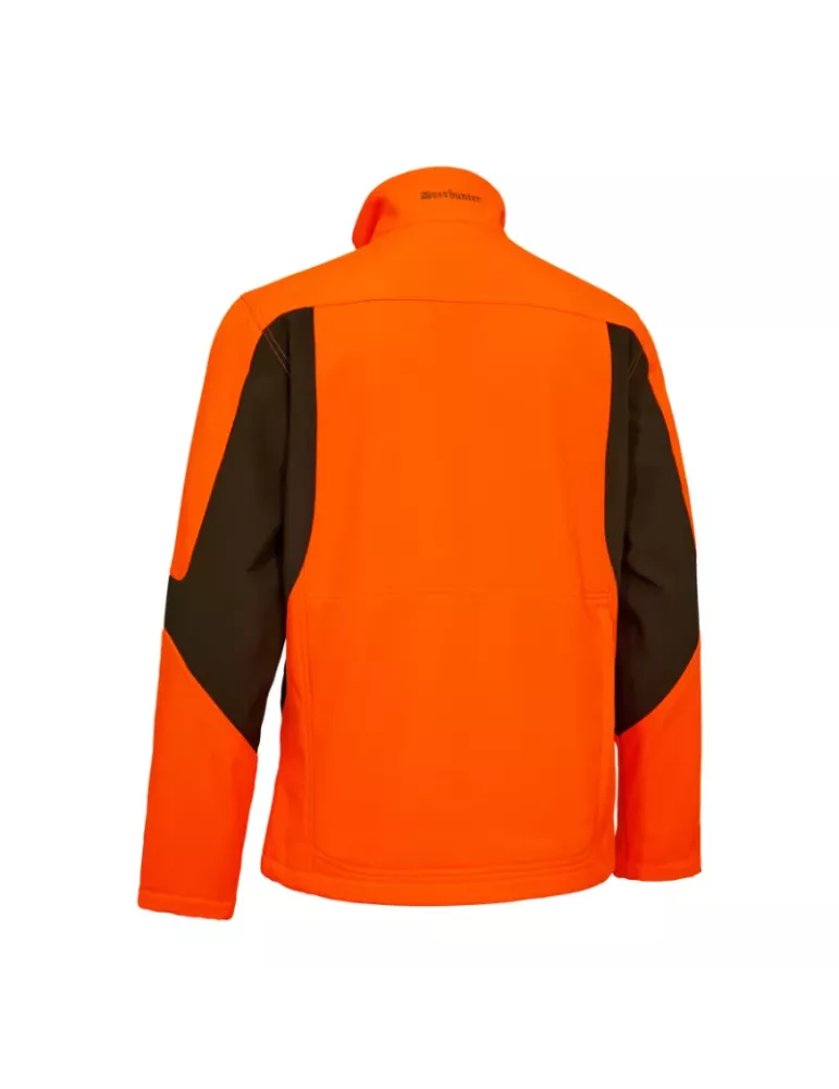 Veste sofshell Deerhunter Rogaland marron/orange