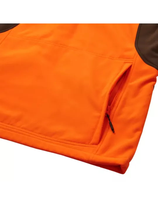 Veste sofshell Deerhunter Rogaland marron/orange