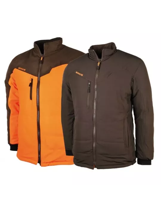 Blouson de chasse Somlys Multi-Hunt réversible orange/marron