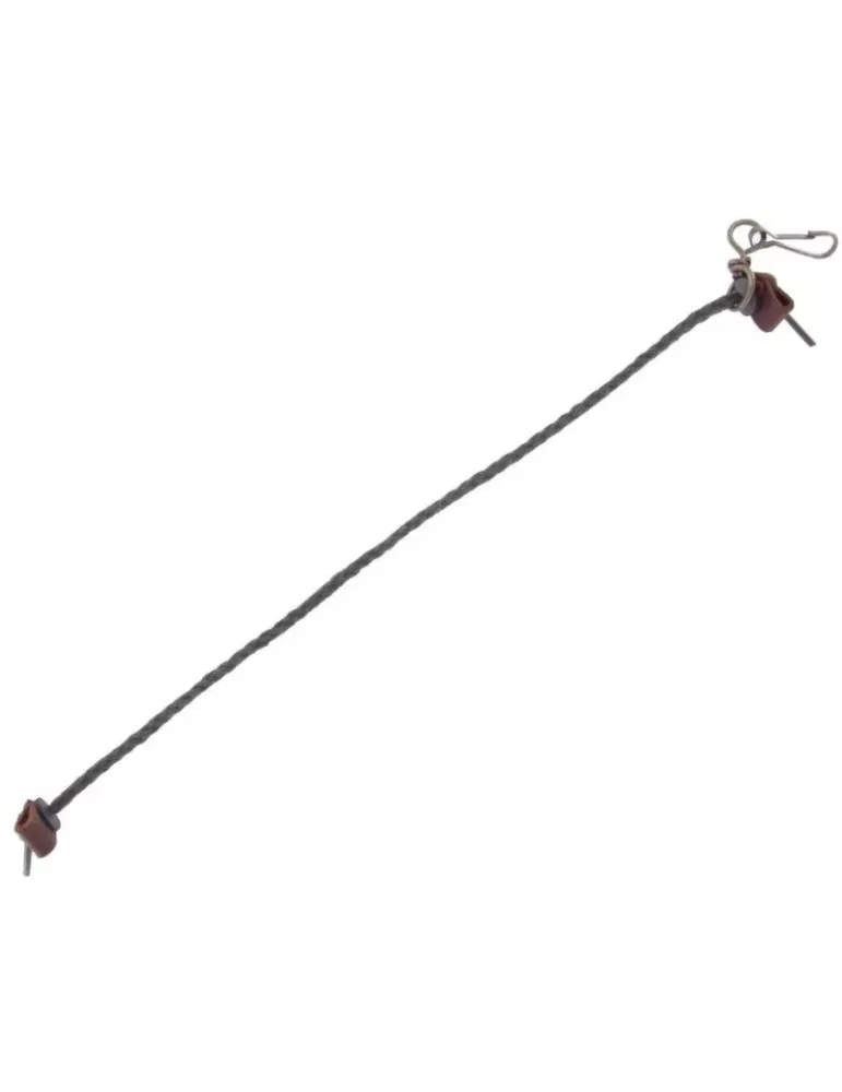 Lacet palombe avec mousqueton