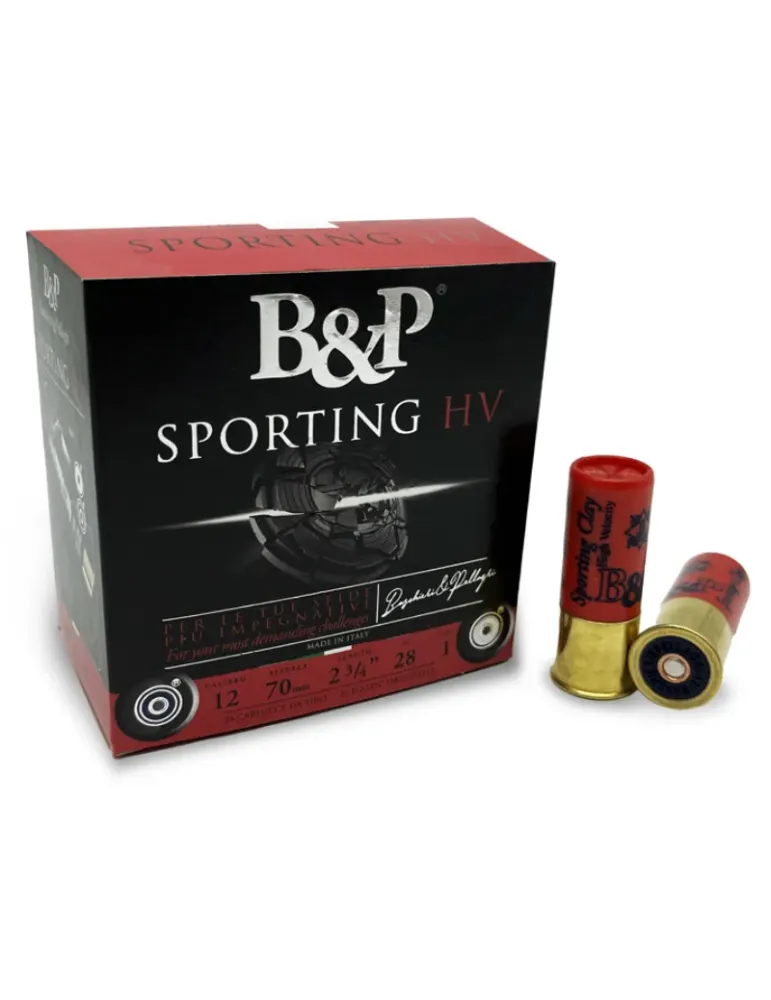 Cartouche de trap B&P Sporting HV 28g cal.12/70 x25