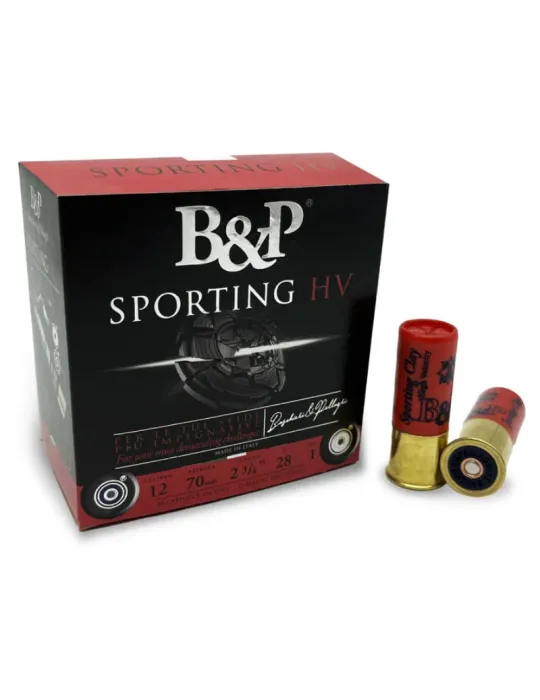Cartouche de trap B&P Sporting HV 28g cal.12/70 x25