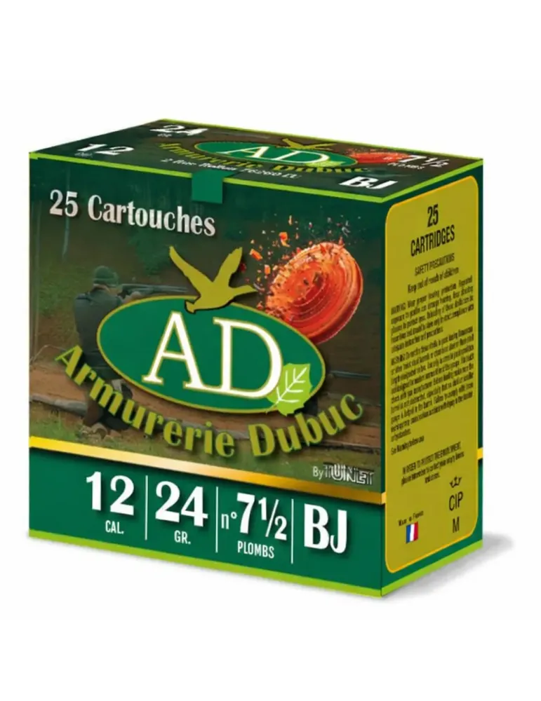 Cartouches trap Armurerie Dubuc - Tunet 24g cal.12/70 x25