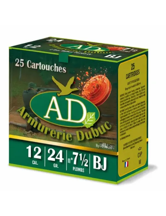 Cartouches trap Armurerie Dubuc - Tunet 24g cal.12/70 x25