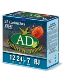 Cartouches trap Armurerie Dubuc  - Tunet 24g acier cal.12/70 x25