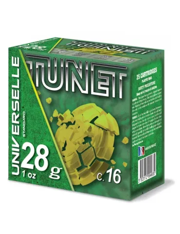 Cartouches trap Tunet Universelle 28g cal.16/67 x25