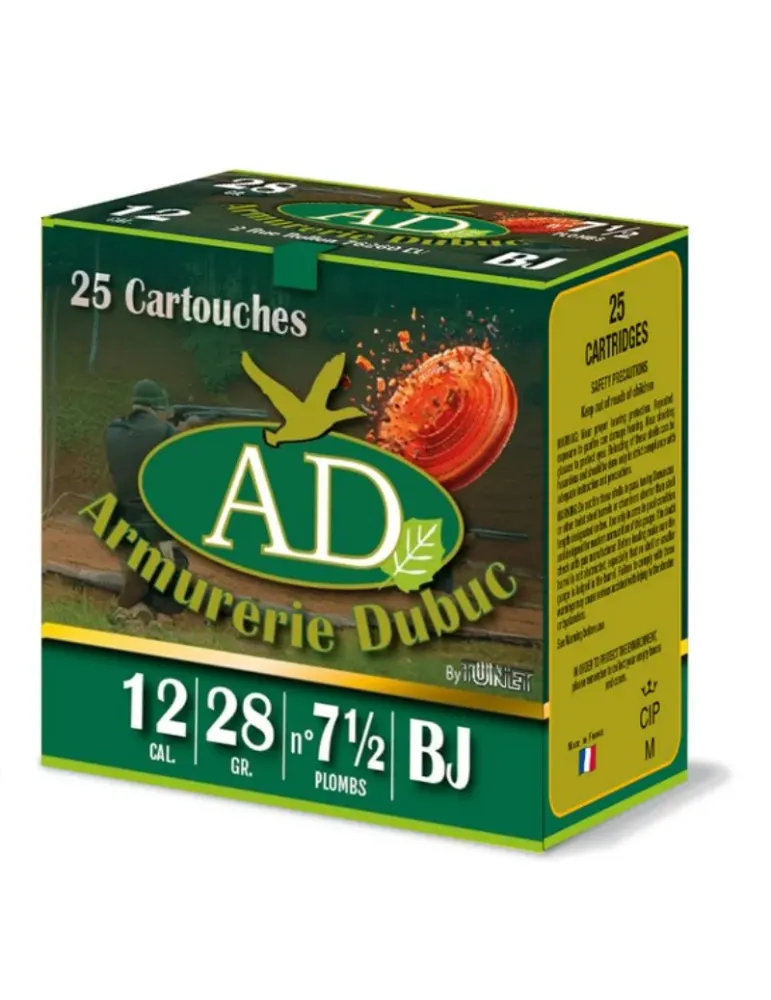 Cartouches trap Armurerie Dubuc - Tunet 28g cal.12/70 x25