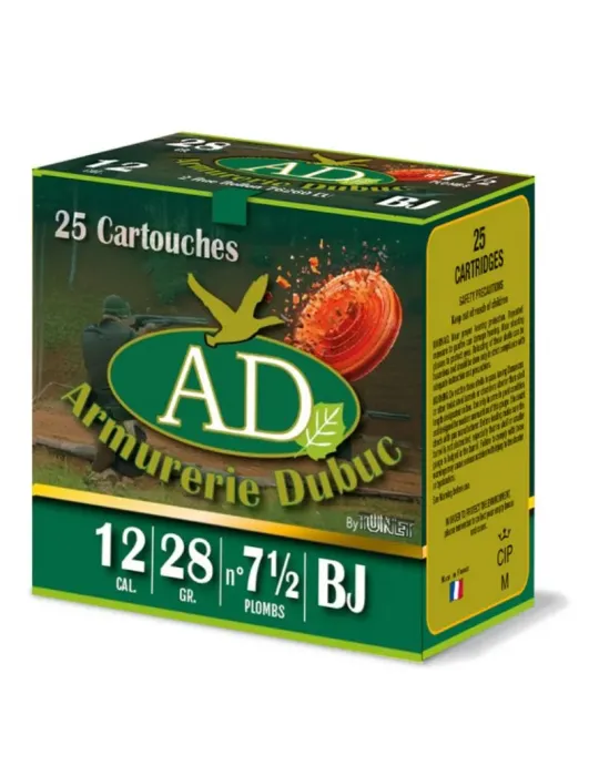 Cartouches trap Armurerie Dubuc - Tunet 28g cal.12/70 x25