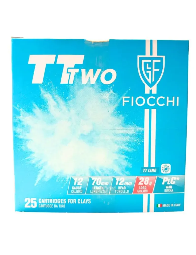 Cartouches trap Fiocchi TT Two 28g cal.12/70 x25