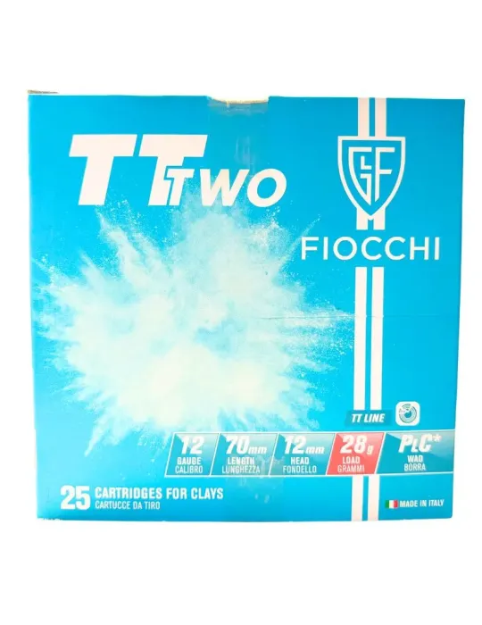 Cartouches trap Fiocchi TT Two 28g cal.12/70 x25
