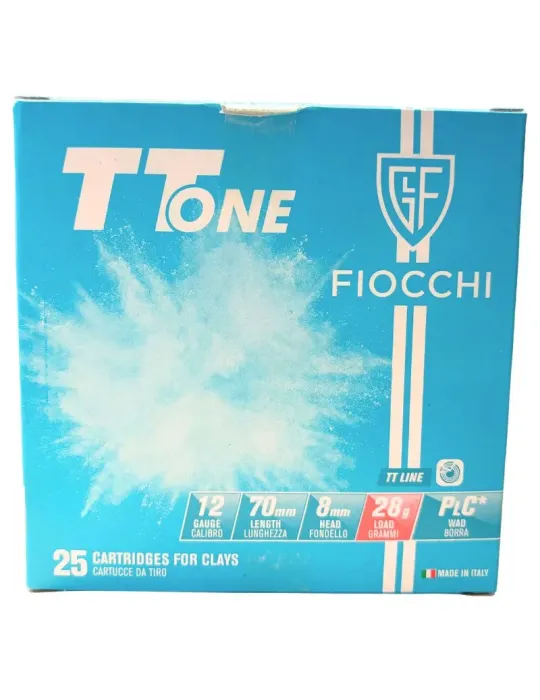 Cartouches trap Fiocchi TT One 28g cal.12/70 x25