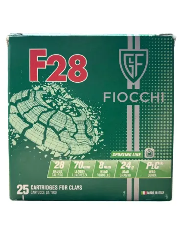 Cartouches trap Fiocchi F28 28g cal.28/70 x25