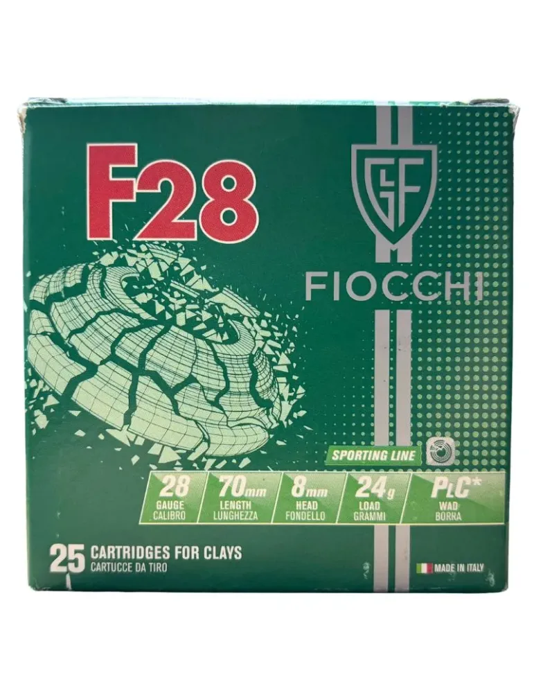 Cartouches trap Fiocchi F28 28g cal.28/70 x25