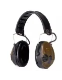 Casque 3M Peltor SportTac coquilles vertes/oranges