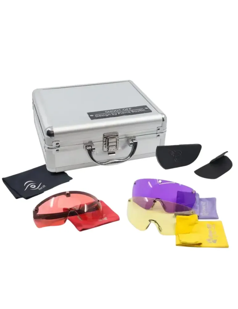 Kit lunettes de protection Shoot-off Nextgen monture TR90 + 4 verres