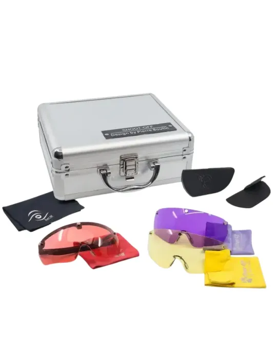 Kit lunettes de protection Shoot-off Nextgen monture TR90 + 4 verres