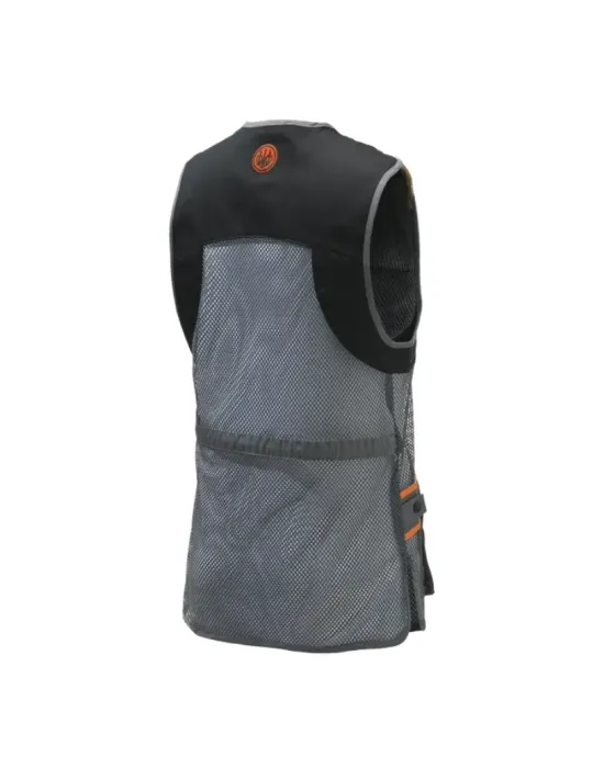 Gilet de tir Beretta Full Mesh noir et gris